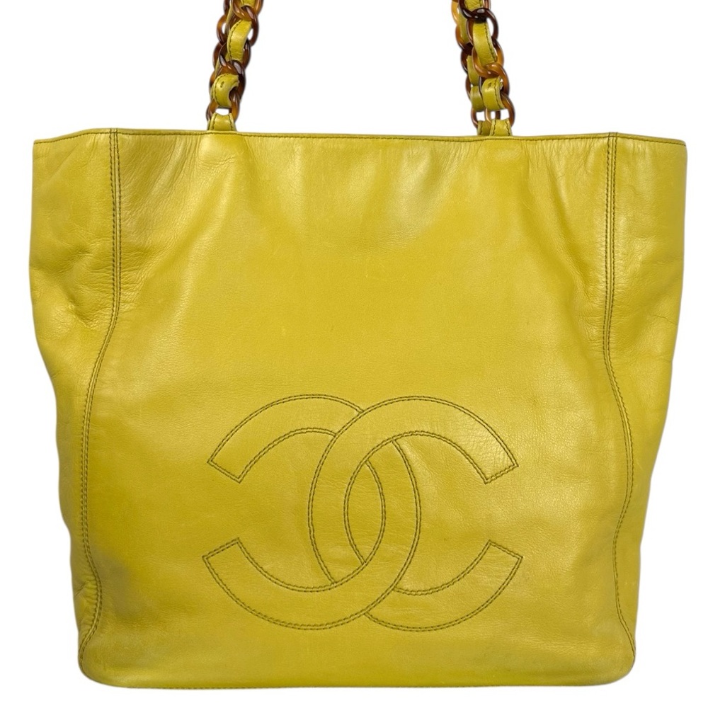 CHANEL CC LEATHER TOTE BAG and Chanel wallet